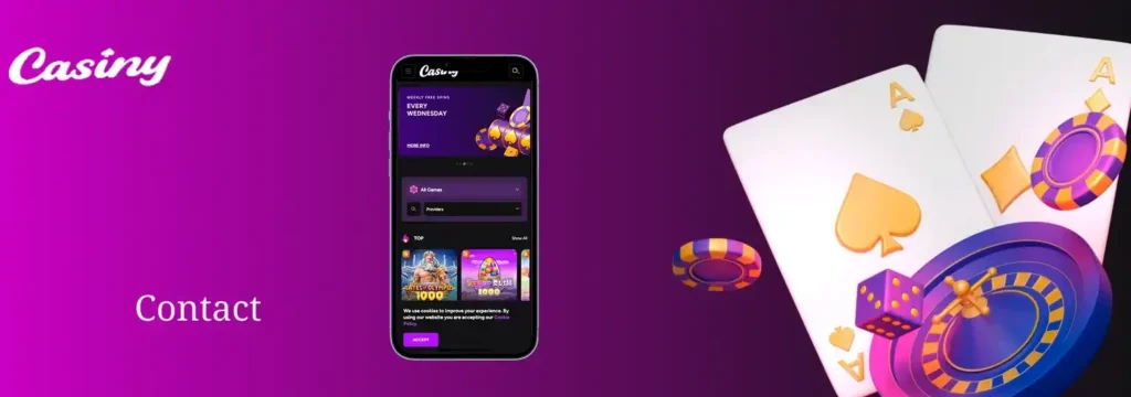 Contact Casiny casino